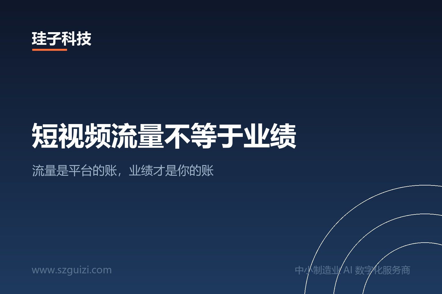 短视频流量不等于业绩